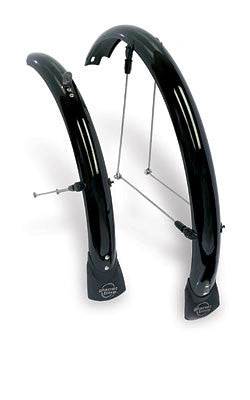 Para la bici: Parafanghi Planet Bike, set anteriore 20" e posteriore 26", guida sicura, design cool, nessun problema.